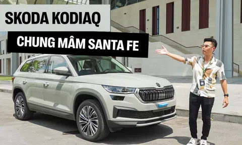 Skoda Kodiaq ra mắt Việt Nam: Cạnh tranh Santa Fe với giá từ 1,189 tỷ, có sẵn ô ở cửa như Rolls-Royce